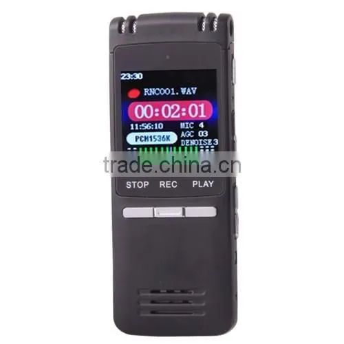with VOR MP3 Player Professional 8GB LCD Digital Voice Recorder