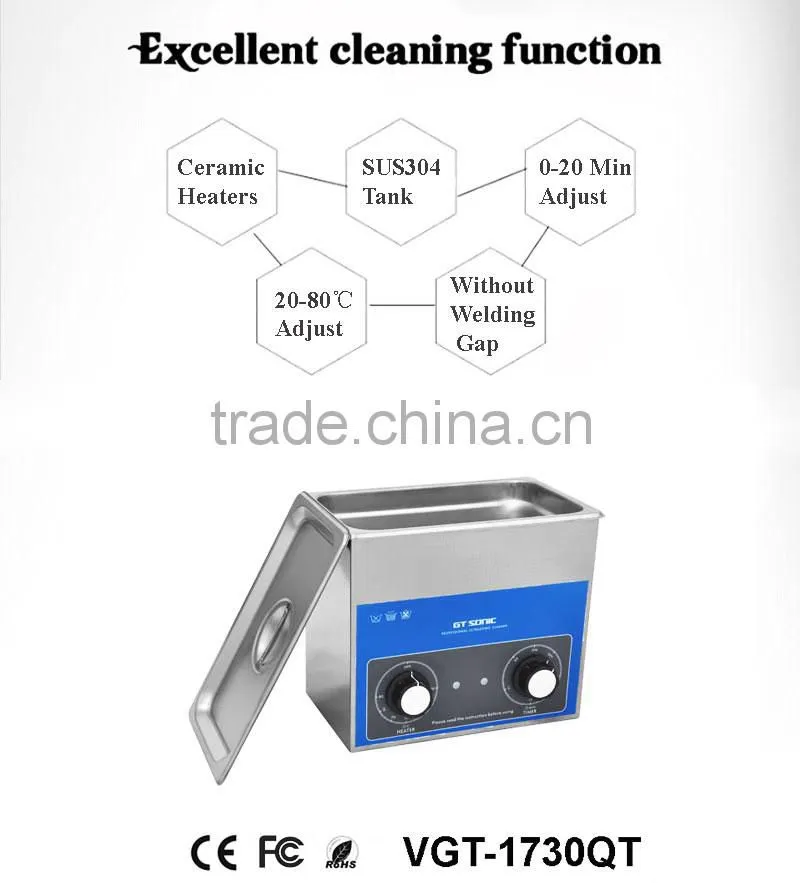 VGT-1730QT 3L Golf ball cleaning machine ultrasonic cleaner