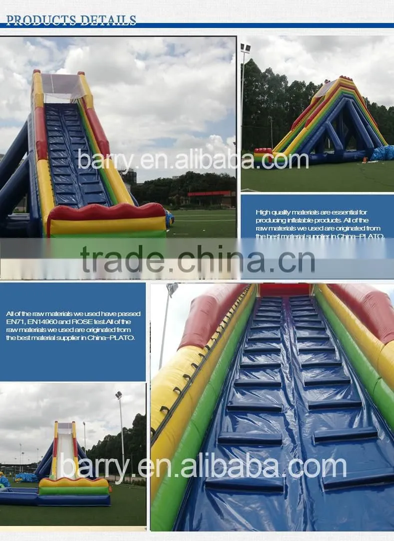 Big Event Inflatable hippo water slide for adults and kids