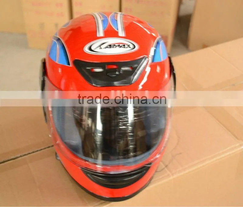 KAMAX Motorcycle Full face hemlet RED