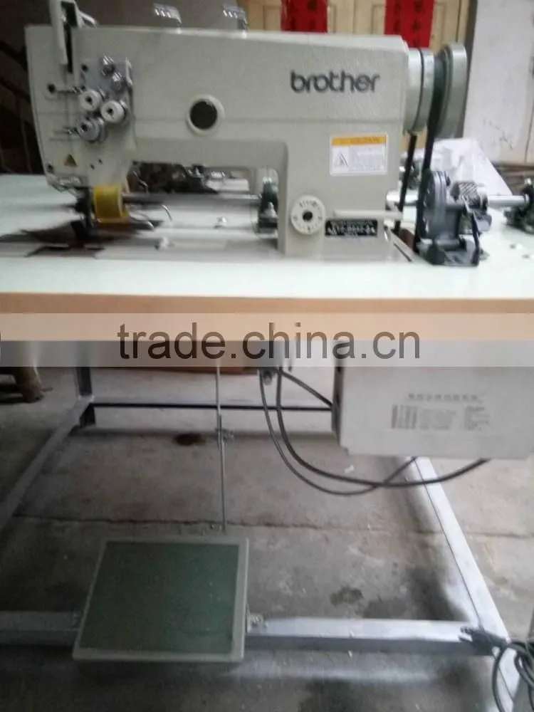 brother 111-3 single needle and brother 842 double needles lockstitch hair making wig machines
