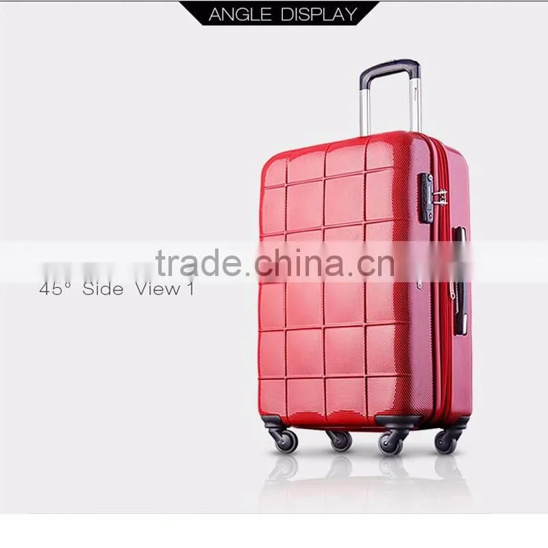 PU Travel Luggage Women Mens Casual Trolley Suitcase Rolling Luggage