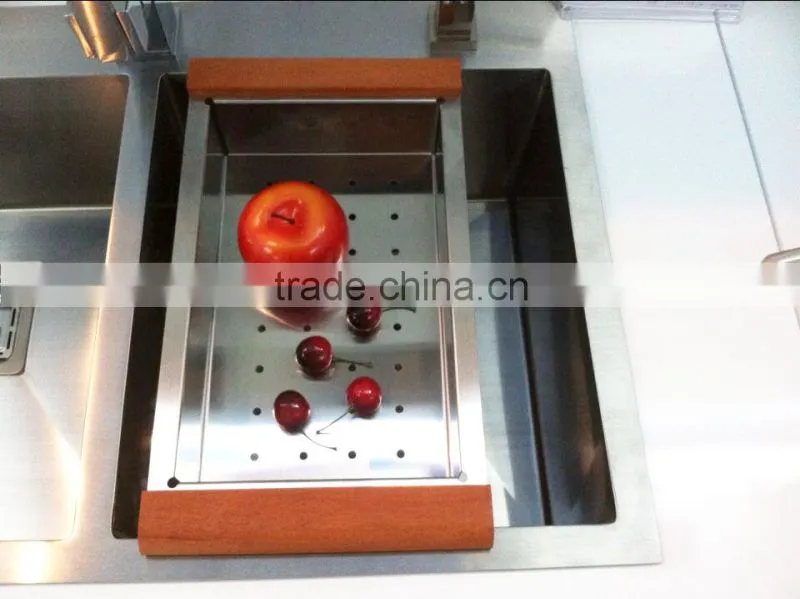 CUPC HOUSESTAR Kitchen Sink Stainless Steel 304 Fruit Colander Vegetable Colander Stainless Steel Grid
