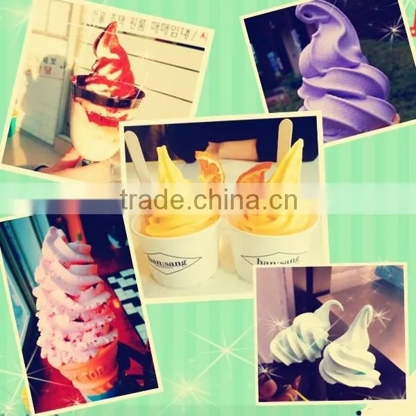 Automatic clearing system soft ice cream machine manufacturer