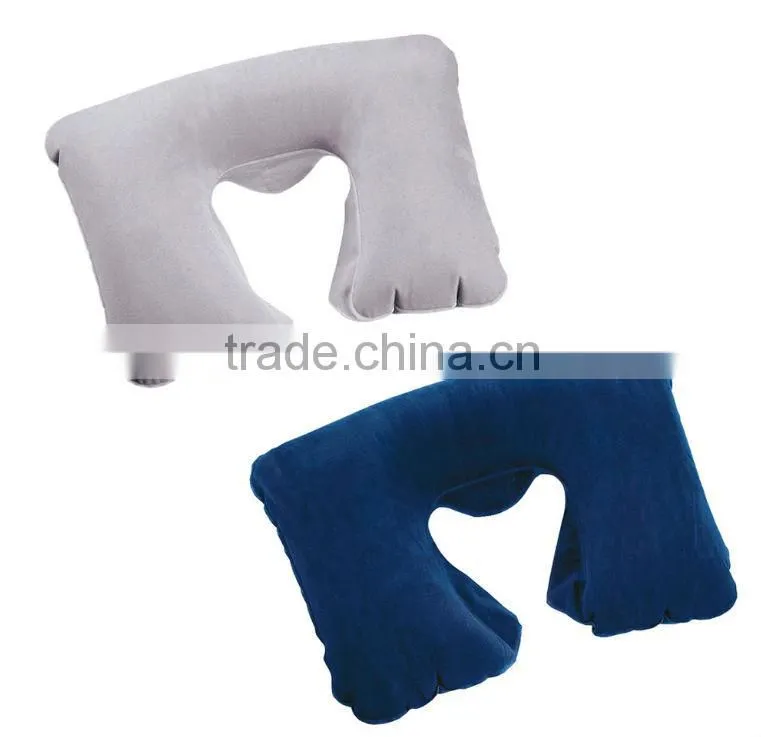U-shap inflatable bed rest pillow