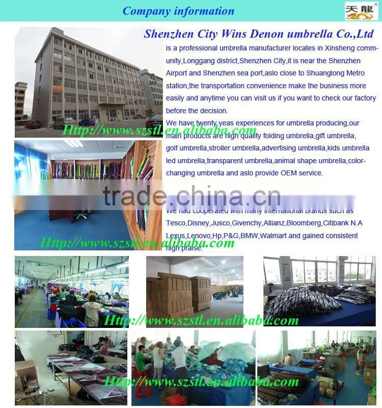 Factory Direct Transparent Umbrella, Custom Printed Straight Rod Umbrella Wholesale