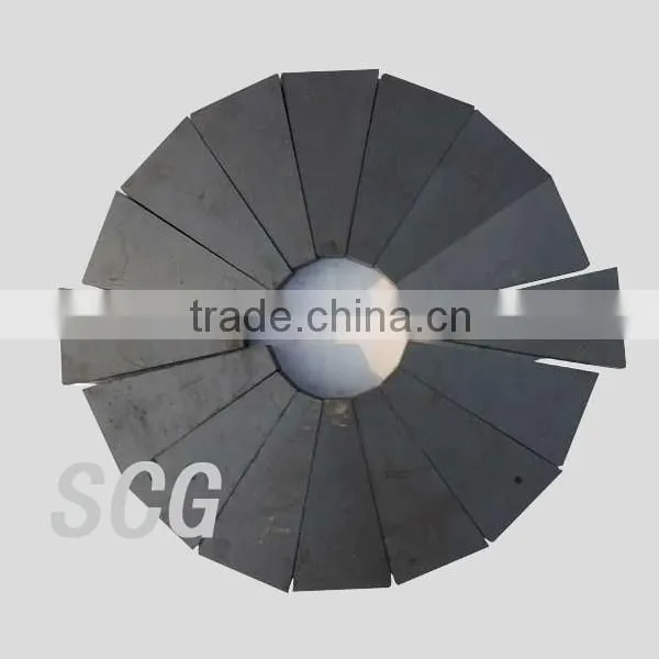 Rectangular ferrite magnet with big hole