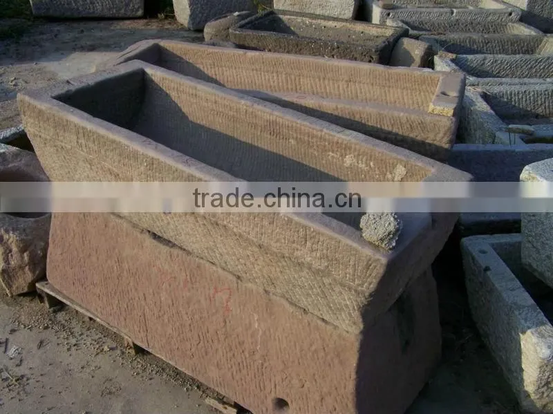 antique stone planter
