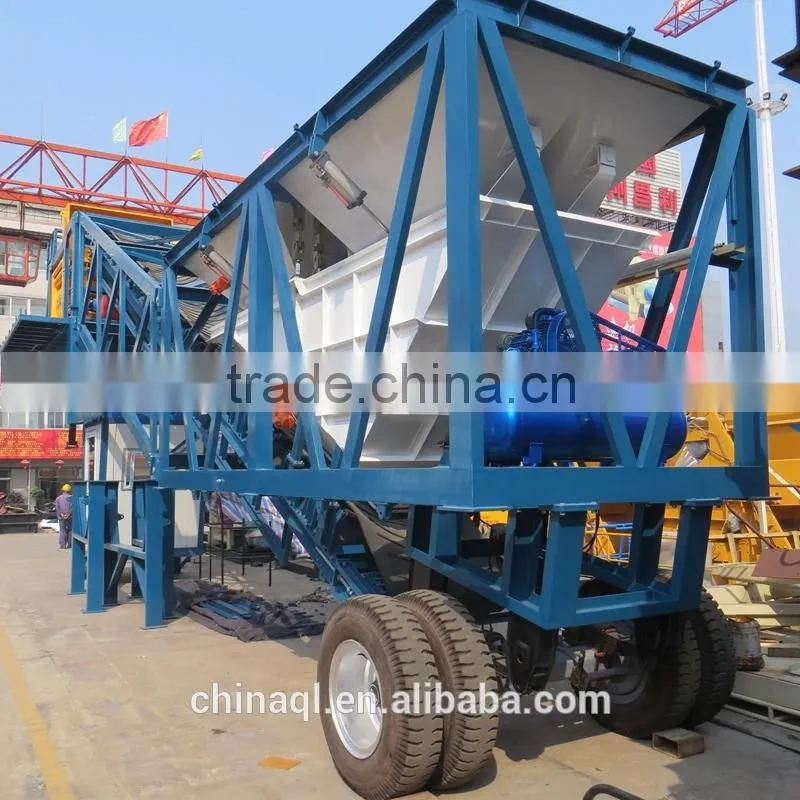 Portable 60m3/h Concrete Mixing and Batching Plant Price