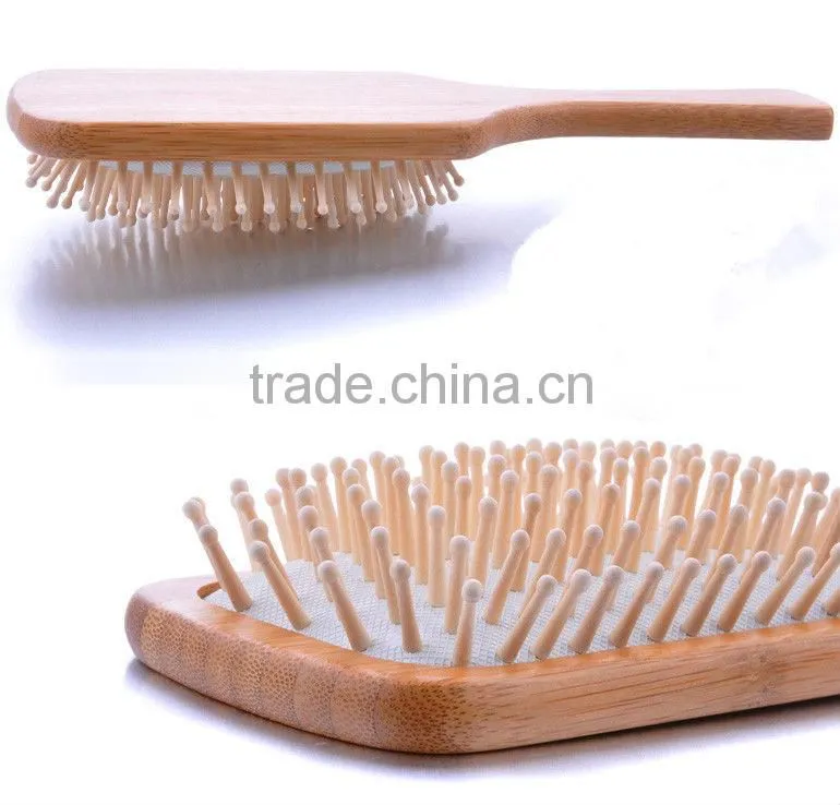 2013 hot sale bamboo hair brush with paddle