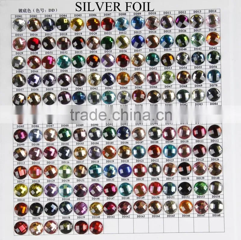2016 new LUCKY high quality sew-on flat back heart shape acrylic stone ,acryl strass with/without holes