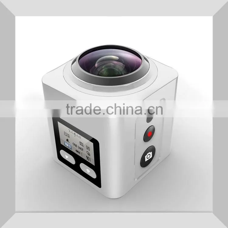 Portable 360 Sports Camera 4k wifi, 360 Sports Camera with 8 recording mode