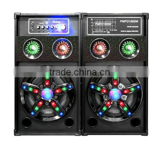 Standrad 2.0 stereo surround hi-fi bluetooth speaker led light