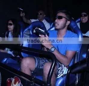 Interactive simulator gun game machine equipment manufacturer movies cinema system 7d cinema
