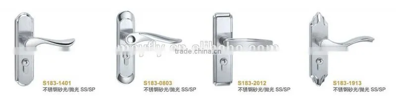 High-quality TRI-CIRCLE Stainless steel Panel door lock, Panel door lock with handles