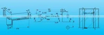GOOD DESIGN GLASS DOOR PATCH FITTING, GLASS HARDWARE