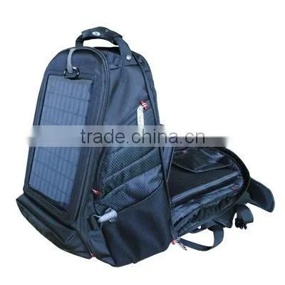 Genuine mobile power 5.5W solar bag charger travel bag computer bag mobile power