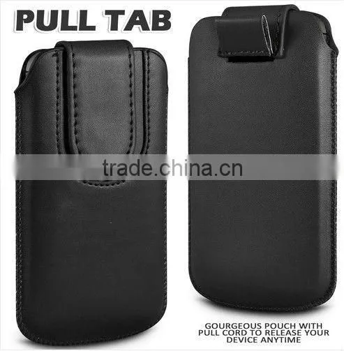 Premium Mobile Phone Pouch with strap for blackberry Case
