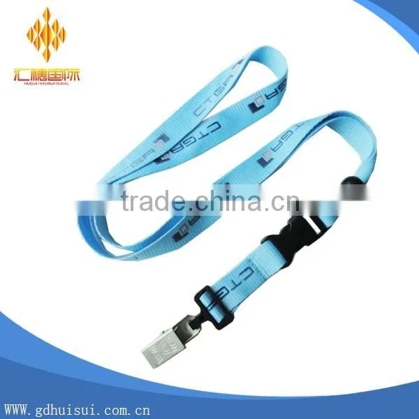 Sport whistle polyester lanyard