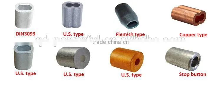SELF COLOR GERMANTIC TYPE COPPER WIRE ROPE FERRULE