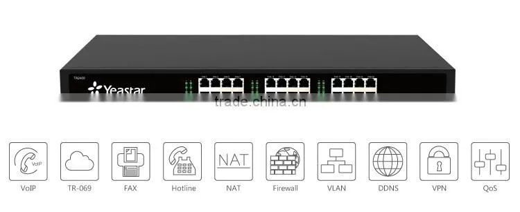 24 ports Analog Gateway FXS VOIP Gateway
