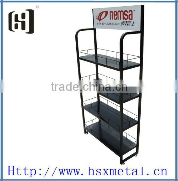 supermarket beer wine bottle drink metal display stand HSX-S321