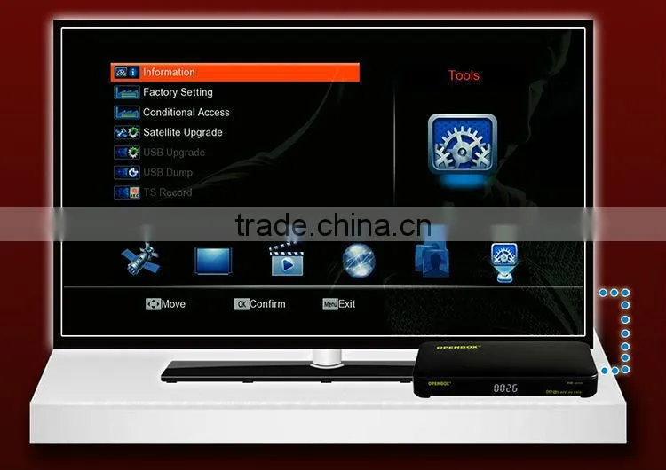 2015 high quality MINI HD 1080p satellite receiver DVB-S2 free IKS