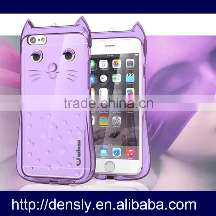 For iPhone6 6s case Lovely Cat New fashion Cover Skin Case for iphone 6/6s