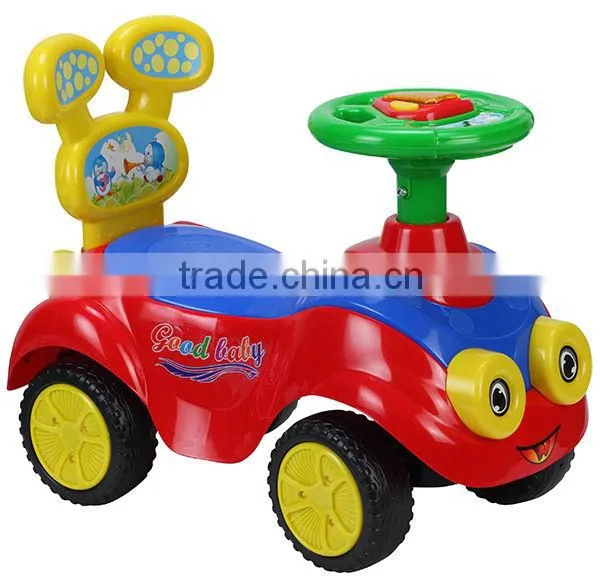 New Hot sale new 4 wheels kids plastic car slide scooter carrier ride on car Q01-2