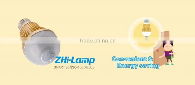 LED motion sensor bulb with Light-off notification & Manual override (Model:L1 )