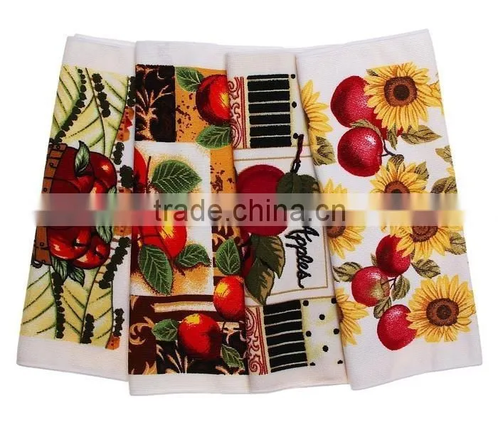 printed microfiber towel kitchen towel cotton dish towel alibaba made in china
