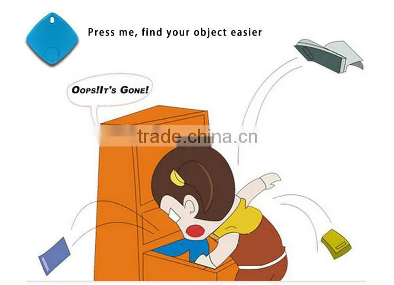 Mini device tracker bluetooth anti-lost alarm key finder For child pet luggage wallet