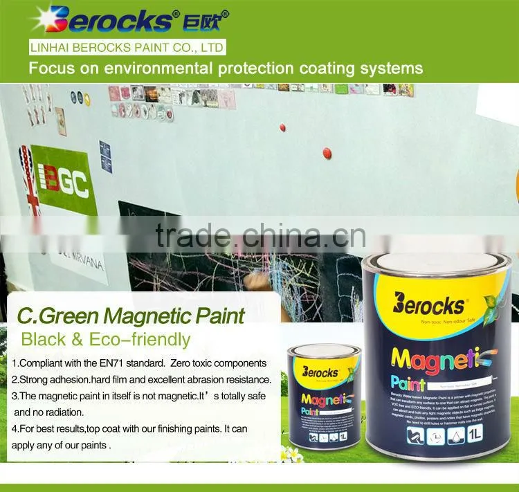 Water based multifunctional magnetic paint 1L safe for children