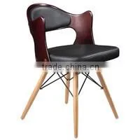 HY 3014 White Color High Quality Plywood Restaurant Chair with Tube Legs
