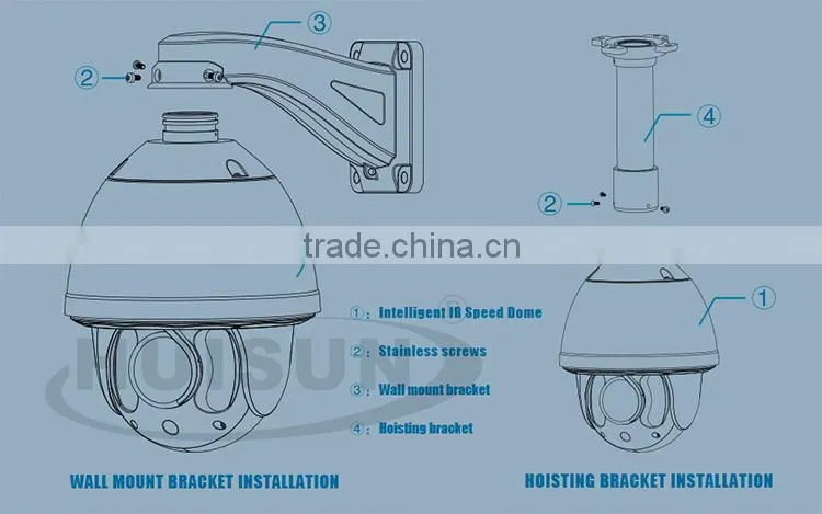 2mp 1080p 30x Zoom ir ptz speed dome ip camera