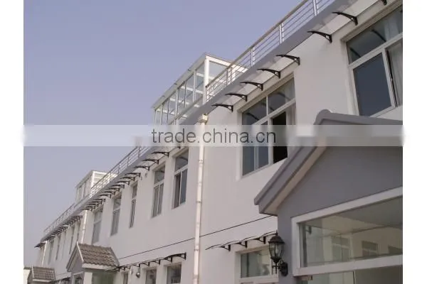 diy polycarbonate canopy,pc sheets,polycarbonate rain awning