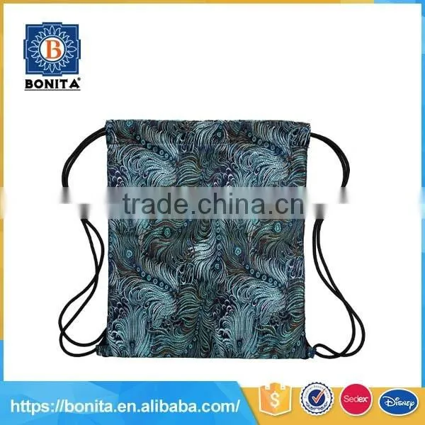 peacock beautiful nice drawstring bags