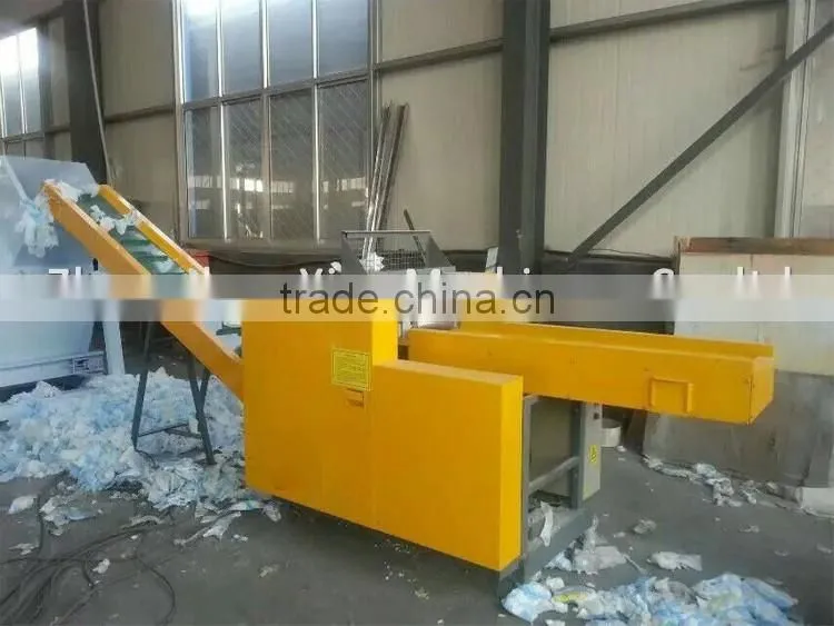 New best quality waste cloth recycling machine /fiber fabric waste cloth cutting machine