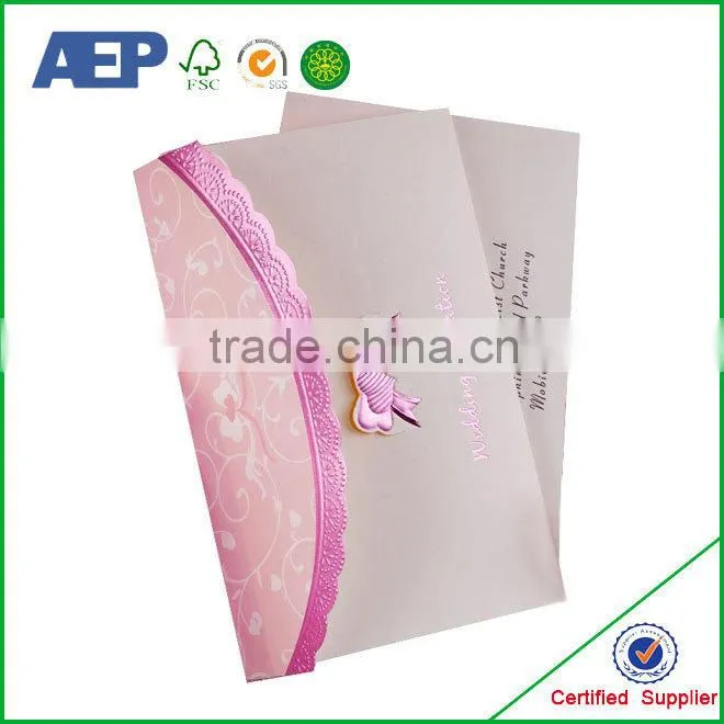 Customized Cheap Wholesale Royal Wedding Invitation Card