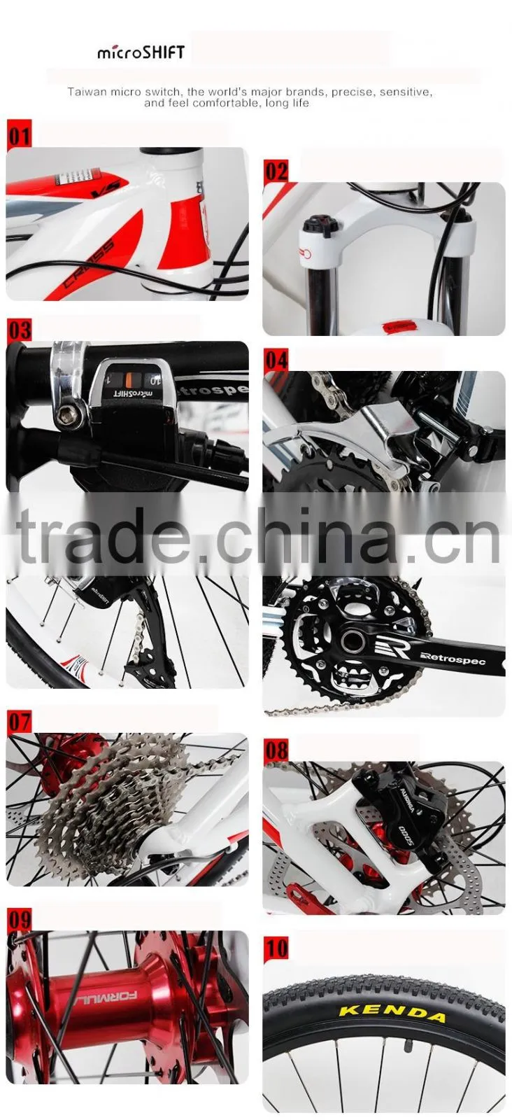 26 aluminum alloy frame mountain bike bicycle best specification OEM Manufacturer