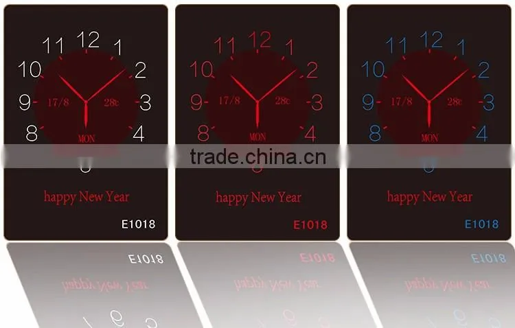 promotional high quality LED with time wall clock