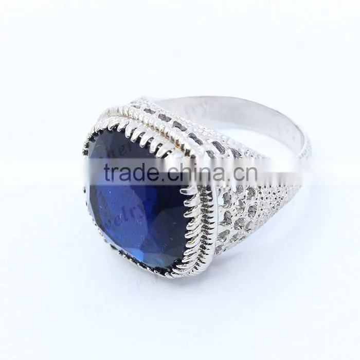 Wholesale 925 silver one stone men ring designs