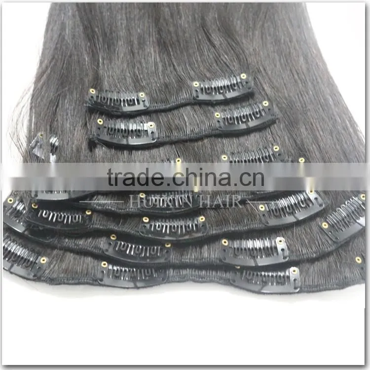 2016 New Products Own Brand HUIXIN Direct Factory Best Price Clip In Eurasian Hair Extensions
