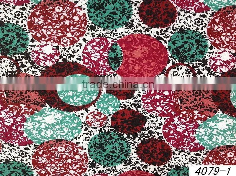 Beautiful 100% rayon printed woven fabric