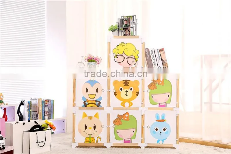2015 China high quality 3 doors wooden wardrobe closet