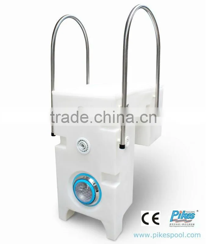 Japanese 2014 style 35m3/h wall-mounted swimming pool filter