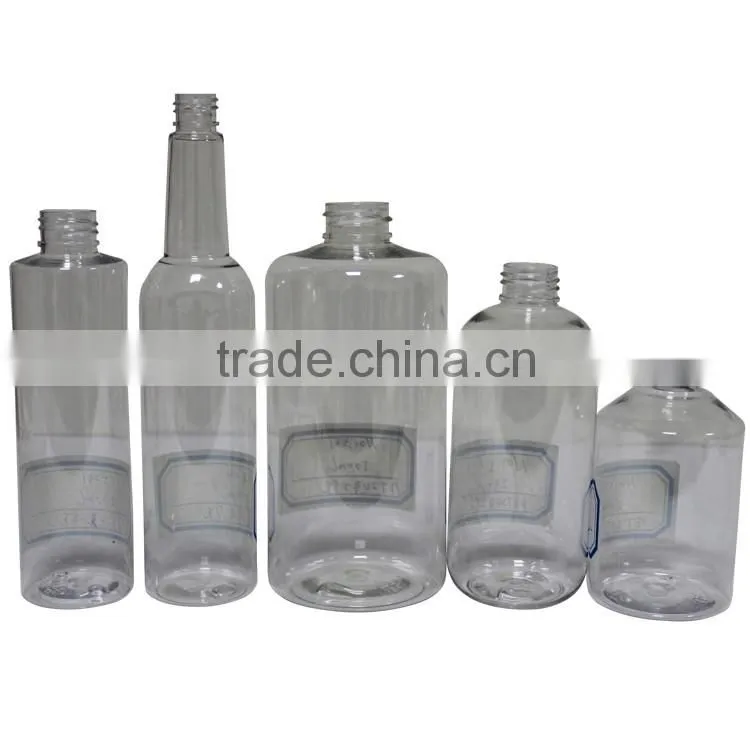 high quality customized pet empty plastic make up plastic bottle cosmetics containers
