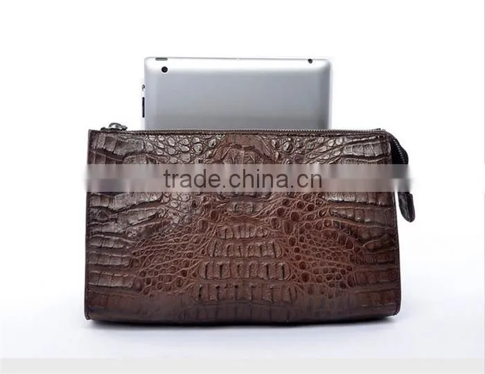 Genuine crocodile leather men's bag clutch bag for man