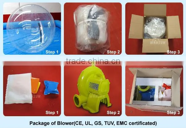 1.0mm PVC/TPU giant Popular Summer Playing Hot Sale giant plastic bubble