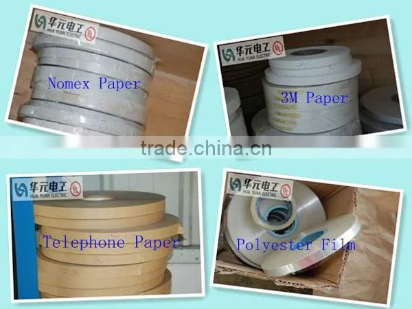 UL international standards flat paper covered enameled wire used in air-conditioner